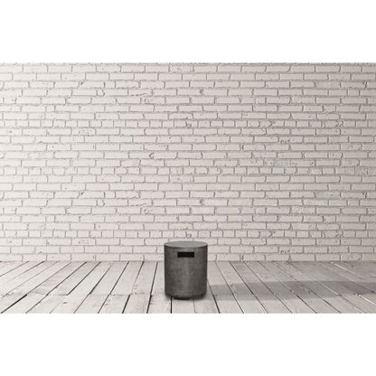 Prism Hardscapes Orinda 15" Coastal Round Concrete Propane Tank Enclosure