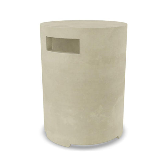 Prism Hardscapes Orinda 15" Coastal Round Concrete Propane Tank Enclosure