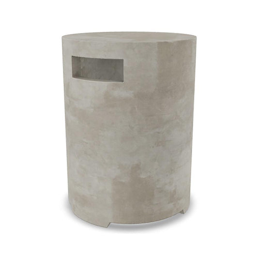 Prism Hardscapes Orinda 15" Natural Round Concrete Propane Tank Enclosure