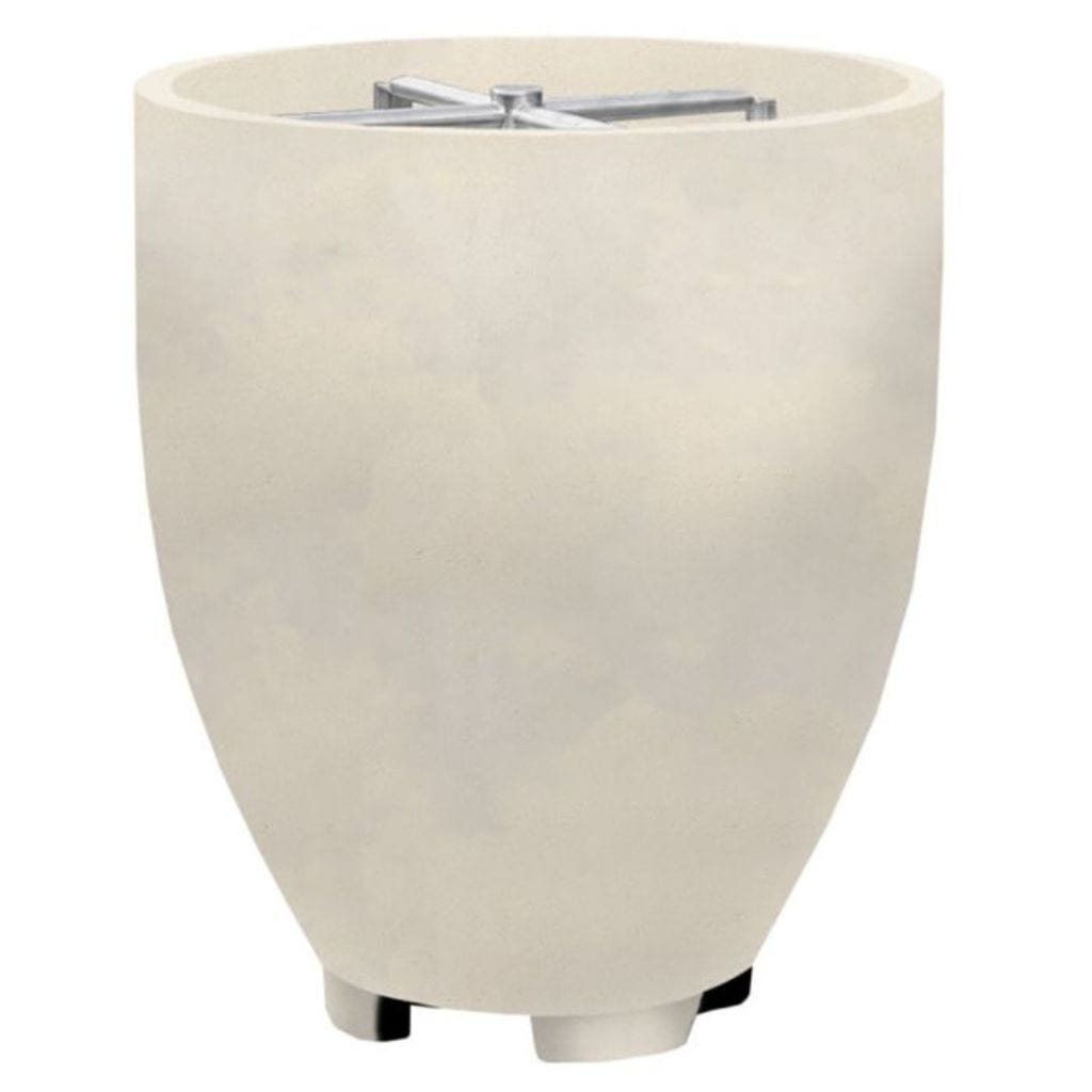 Prism Hardscapes Pentola 1 24" Coastal Round Concrete Natural Gas Fire Pit Bowl