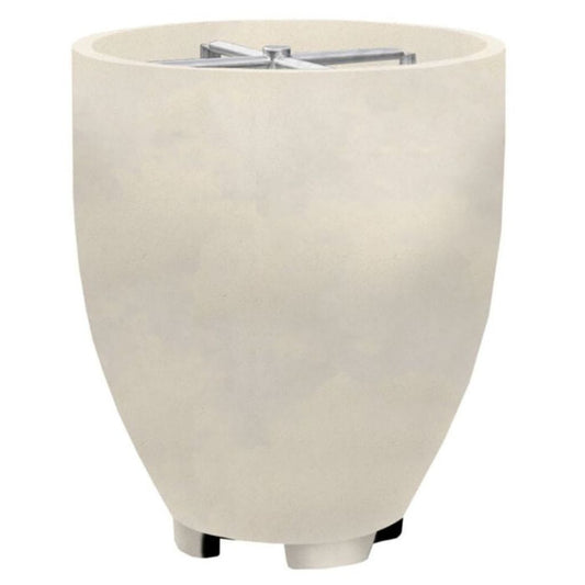 Prism Hardscapes Pentola 1 24" Coastal Round Concrete Natural Gas Fire Pit Bowl