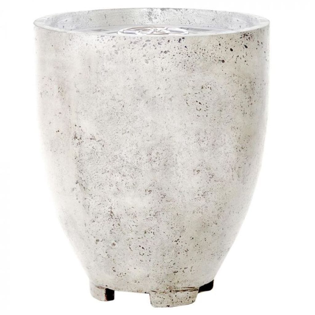 Prism Hardscapes Pentola 1 24" Natural Round Concrete Natural Gas Fire Pit Bowl