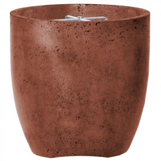 Prism Hardscapes Pentola 2 24" Cafe Round Concrete Propane Gas Fire Pit Bowl