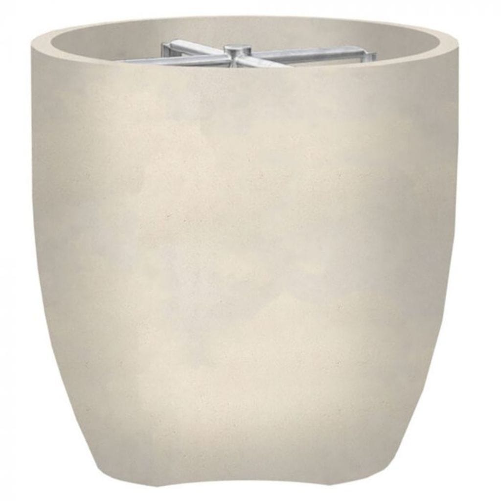 Prism Hardscapes Pentola 2 24" Coastal Round Concrete Natural Gas Fire Pit Bowl