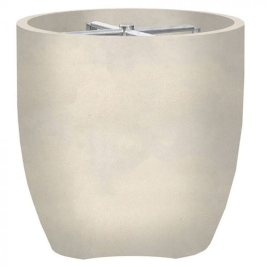 Prism Hardscapes Pentola 2 24" Coastal Round Concrete Propane Gas Fire Pit Bowl