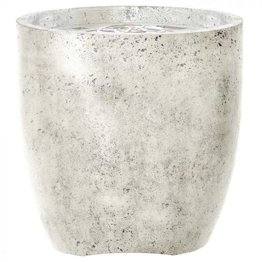 Prism Hardscapes Pentola 2 24" Natural Round Concrete Natural Gas Fire Pit Bowl