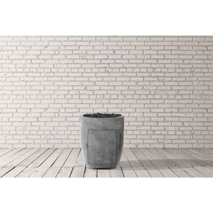 Prism Hardscapes Pentola 3 24" Natural Round Concrete Propane Gas Fire Pit Bowl