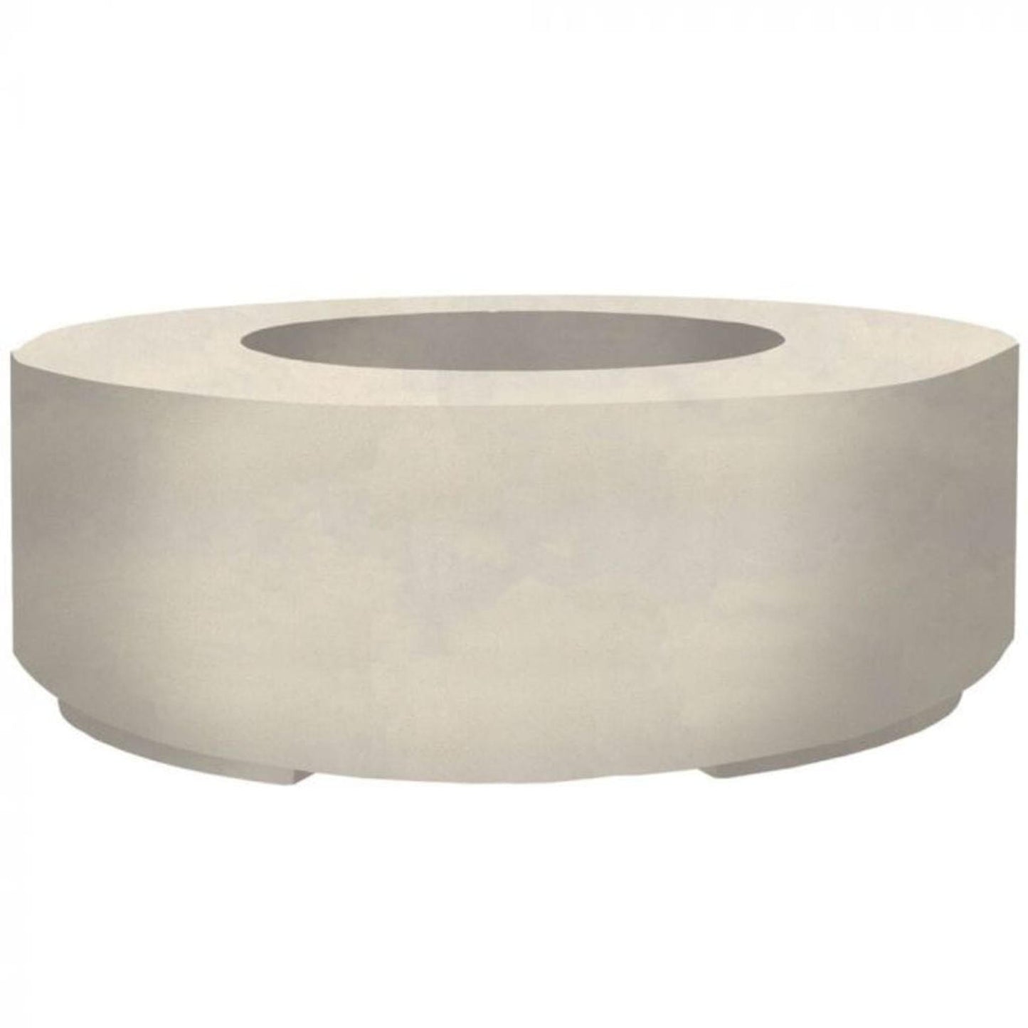 Prism Hardscapes Rotondo 48" Coastal Round Concrete Natural Gas Fire Pit Bowl