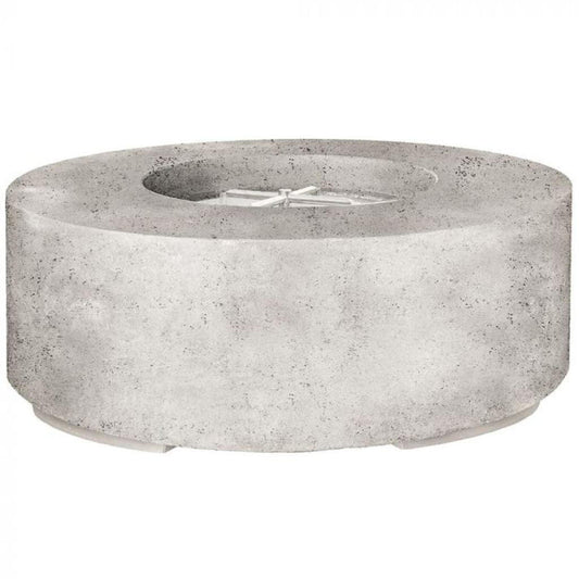 Prism Hardscapes Rotondo 48" Natural Round Concrete Natural Gas Fire Pit Bowl