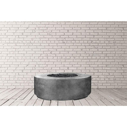 Prism Hardscapes Rotondo 48" Natural Round Concrete Propane Gas Fire Pit Bowl