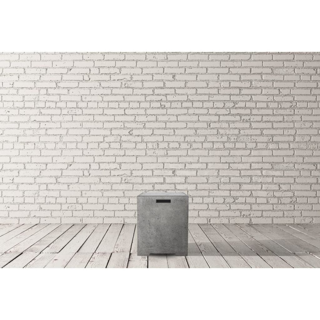 Prism Hardscapes Sausalito 16" Cafe Square Concrete Propane Tank Enclosure