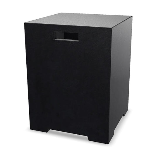 Prism Hardscapes Sausalito 16" Ebony Square Concrete Propane Tank Enclosure