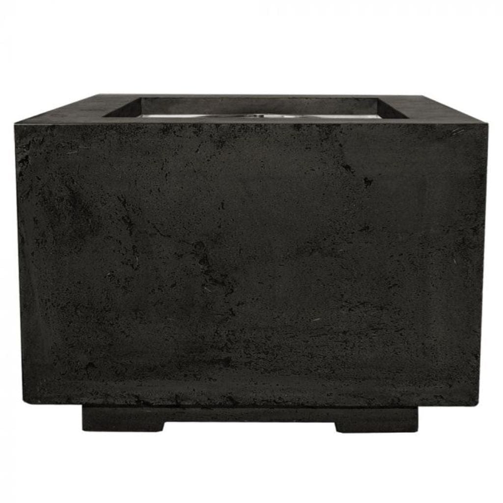Prism Hardscapes Scatola 2 24" Cafe Square Concrete Propane Gas Fire Pit Table