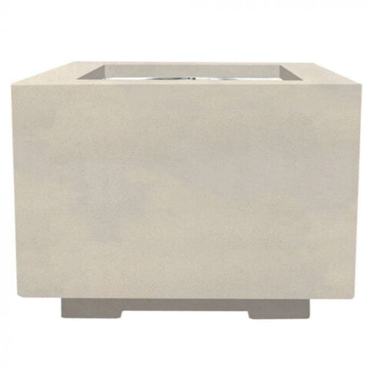 Prism Hardscapes Scatola 2 24" Coastal Square Concrete Propane Gas Fire Pit Table