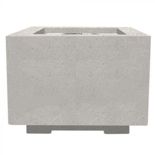 Prism Hardscapes Scatola 2 24" Natural Square Concrete Natural Gas Fire Pit Table