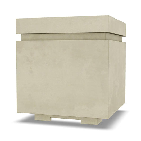 Prism Hardscapes Tav 20" Coastal Square Concrete Propane Tank Enclosure