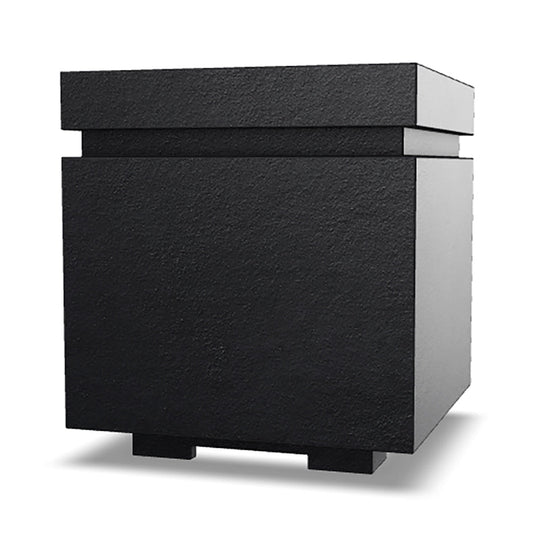Prism Hardscapes Tav 20" Ebony Square Concrete Propane Tank Enclosure