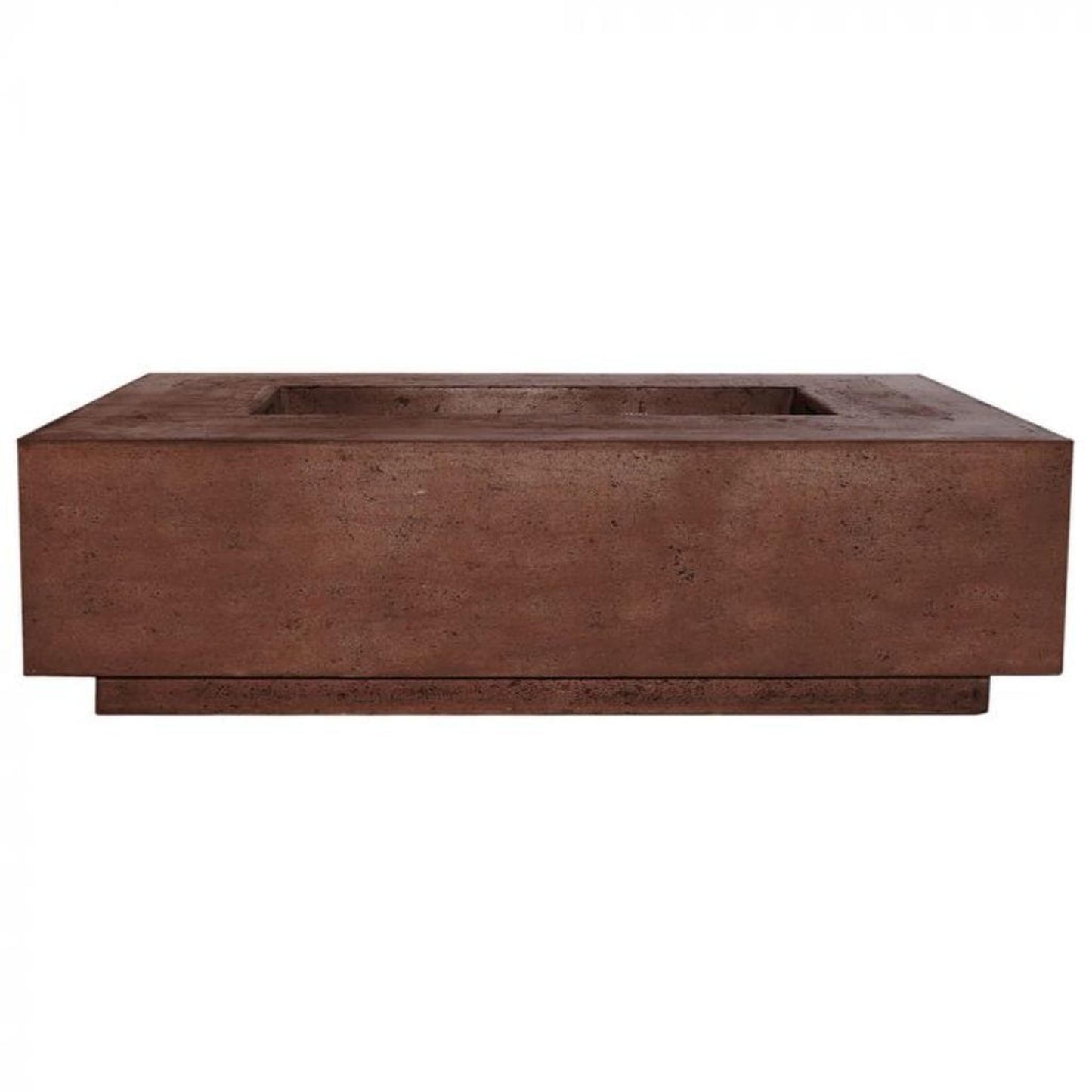 Prism Hardscapes Tavola 1 56" Cafe Rectangular Concrete Propane Gas Fire Pit Table