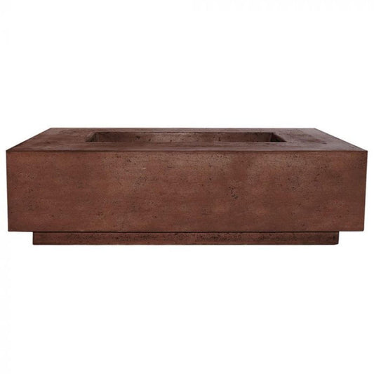 Prism Hardscapes Tavola 1 56" Cafe Rectangular Concrete Propane Gas Fire Pit Table