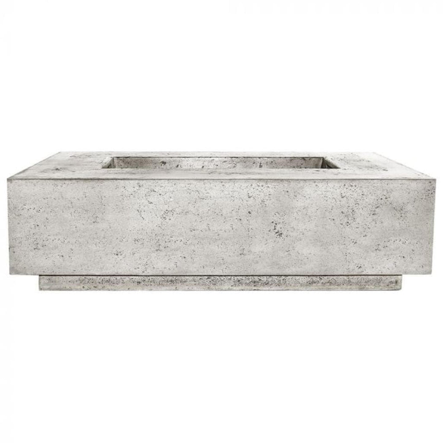Prism Hardscapes Tavola 1 56" Natural Rectangular Concrete Propane Gas Fire Pit Table