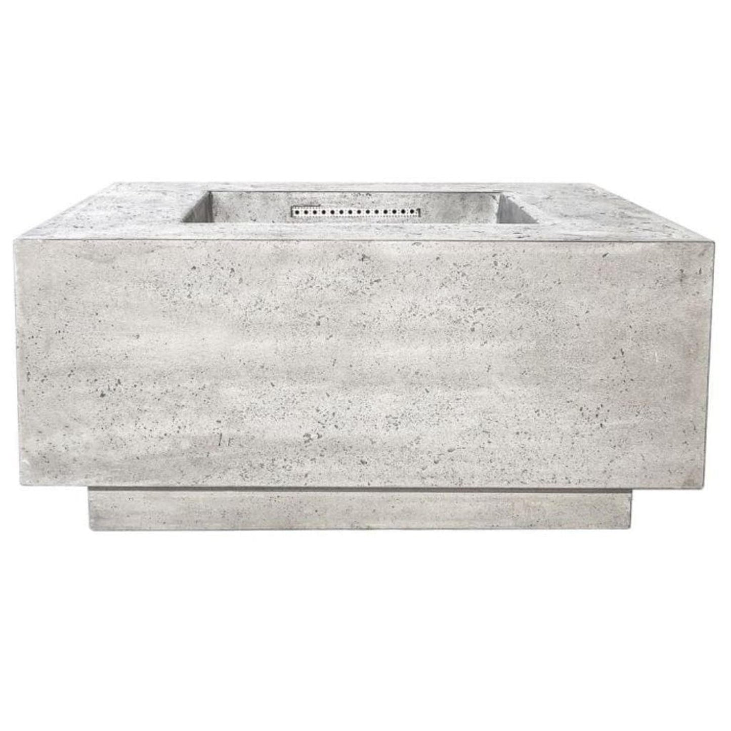 Prism Hardscapes Tavola 2 36" Natural Square Concrete Propane Gas Fire Pit Table