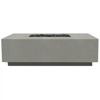 Prism Hardscapes Tavola 7 60" Natural Rectangular Concrete Natural Gas Fire Pit Table