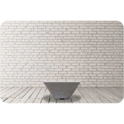 Prism Hardscapes Verona 29" Ultra White Concrete Water Bowl