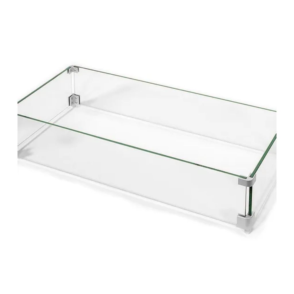 PyroMania 35" Glass Wind Guard for Moderne Fire Table