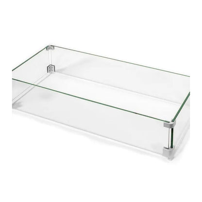 PyroMania 35" Glass Wind Guard for Moderne Fire Table
