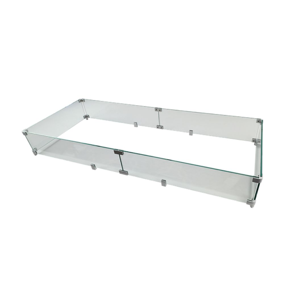 PyroMania 45" Glass Wind Guard for Millenia Fire Table