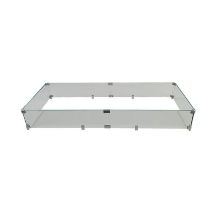 PyroMania 49" Glass Wind Guard for Alchemy Fire Table