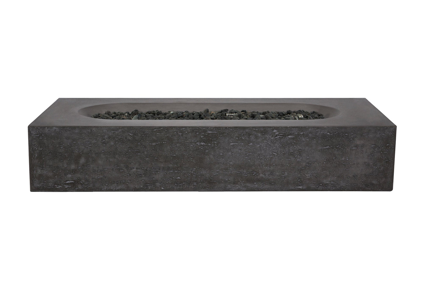 PyroMania Alchemy 60" Charcoal Finish Natural Gas Outdoor Rectangular Fire Table
