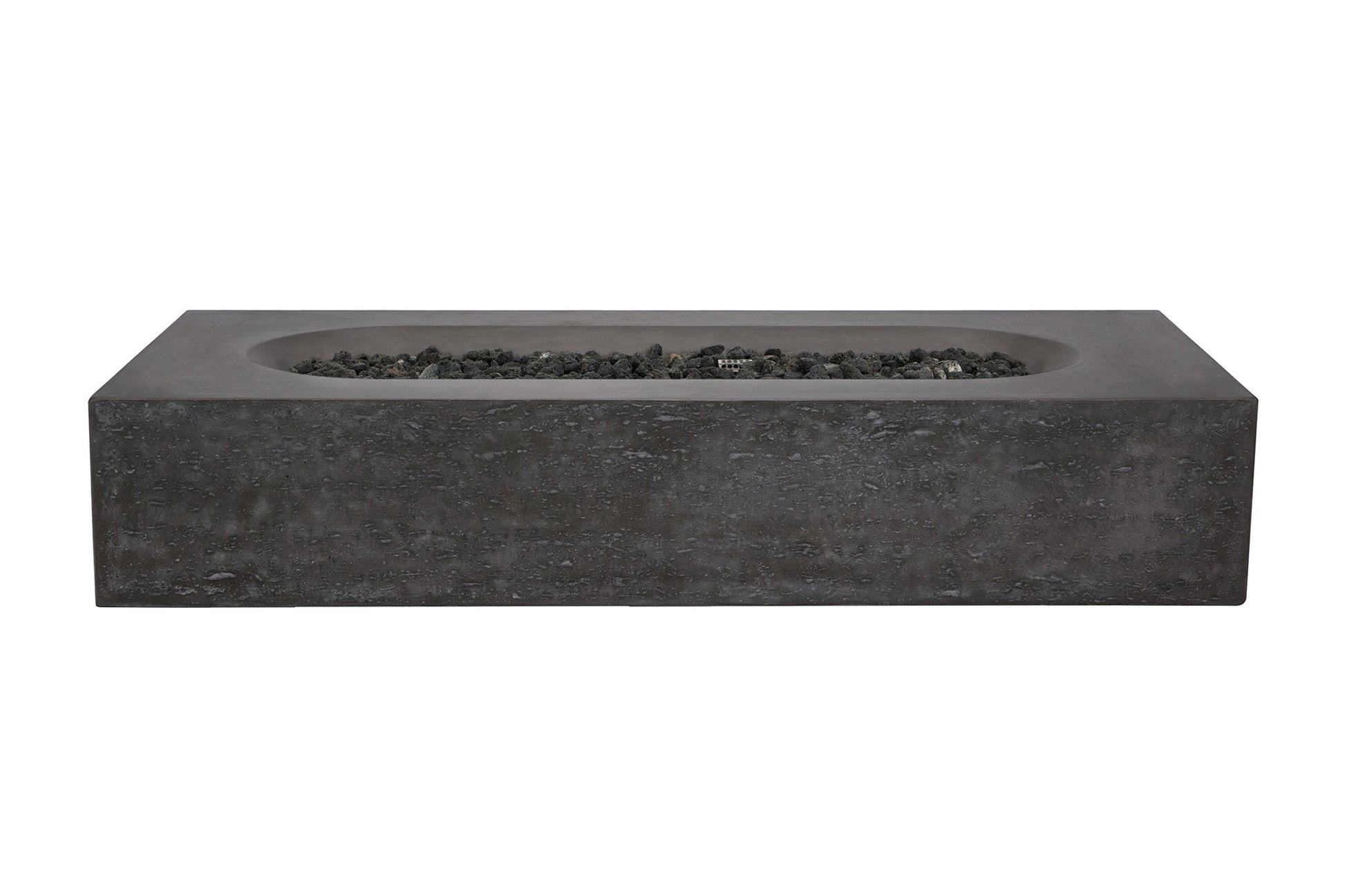 PyroMania Alchemy 60" Charcoal Finish Natural Gas Outdoor Rectangular Fire Table