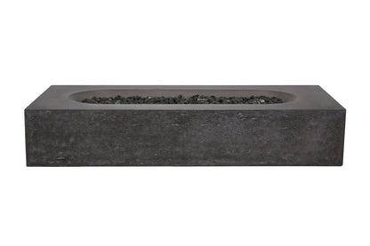 PyroMania Alchemy 60" Charcoal Finish Natural Gas Outdoor Rectangular Fire Table