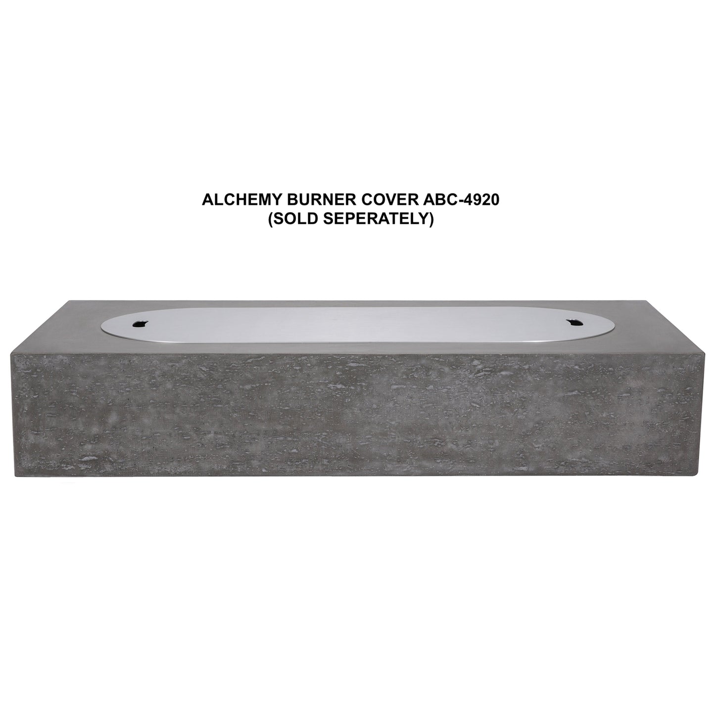 PyroMania Alchemy 60" Slate Gray Finish Natural Gas Outdoor Rectangular Fire Table