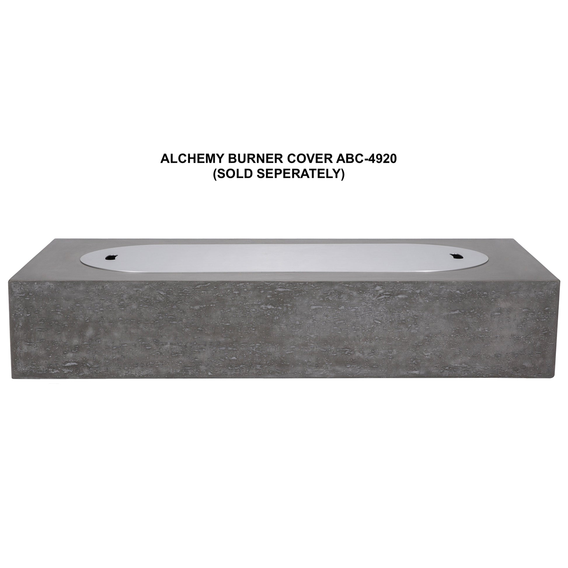 PyroMania Alchemy 60" Slate Gray Finish Natural Gas Outdoor Rectangular Fire Table