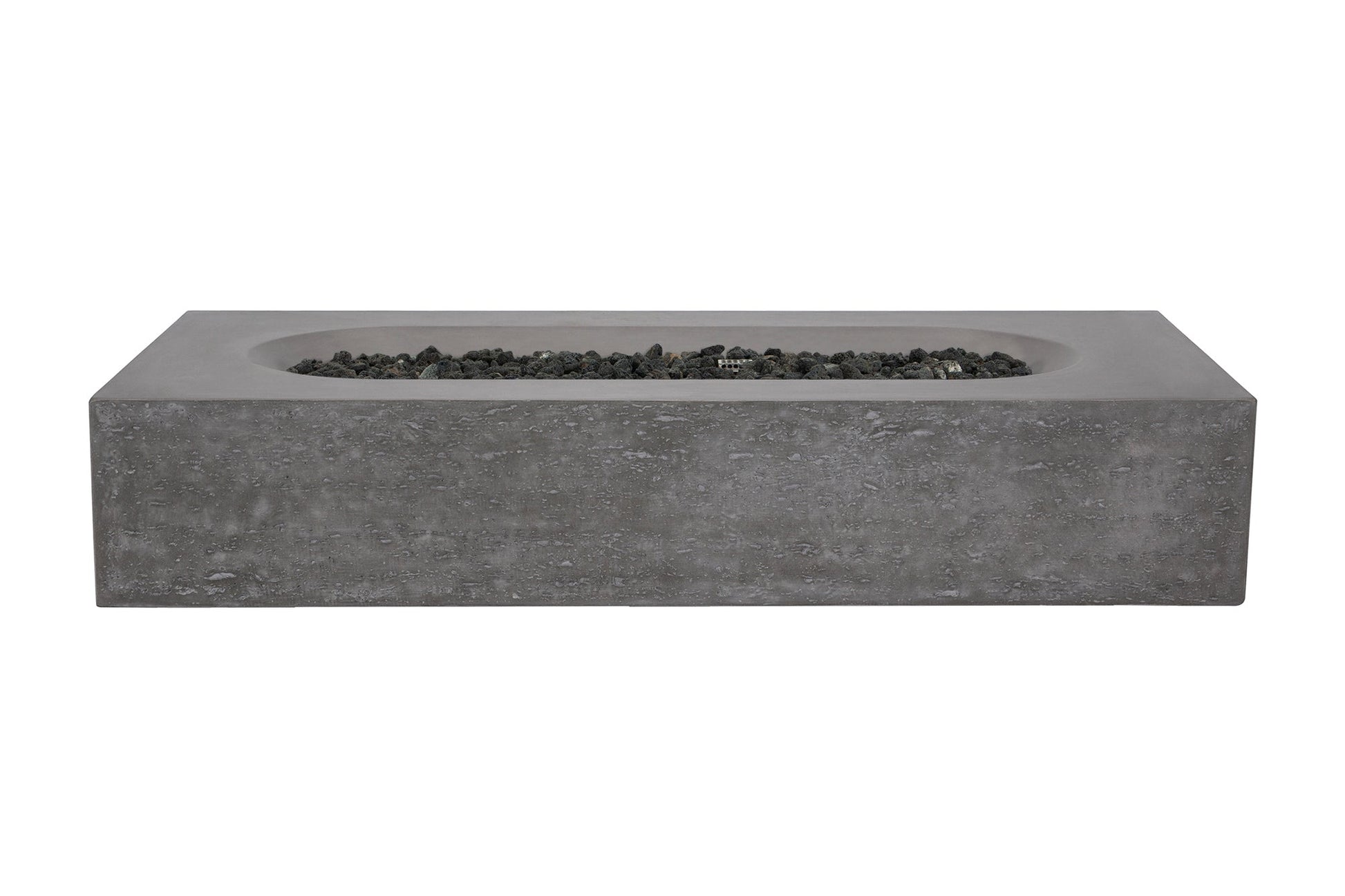 PyroMania Alchemy 60" Slate Gray Finish Natural Gas Outdoor Rectangular Fire Table