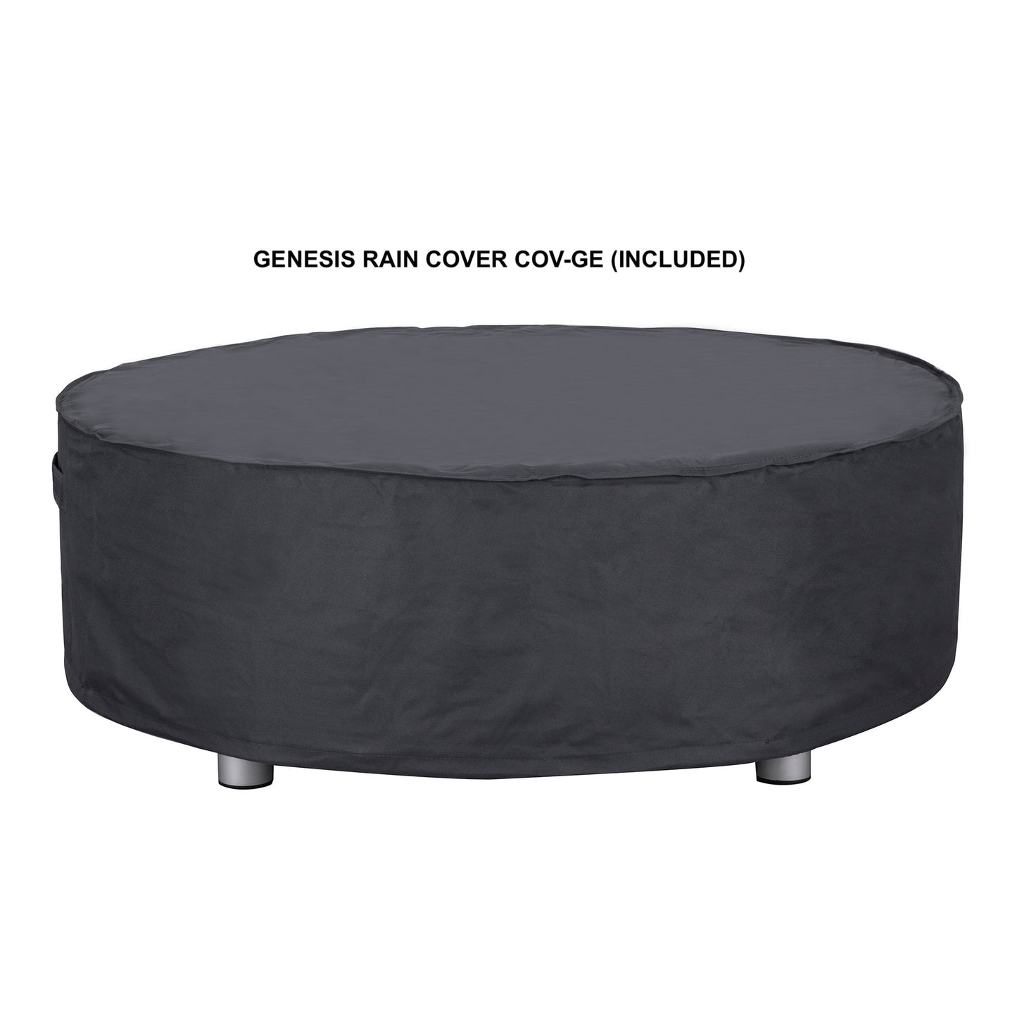 PyroMania Genesis 41" Round Charcoal Outdoor Natural Gas Fire Pit Table