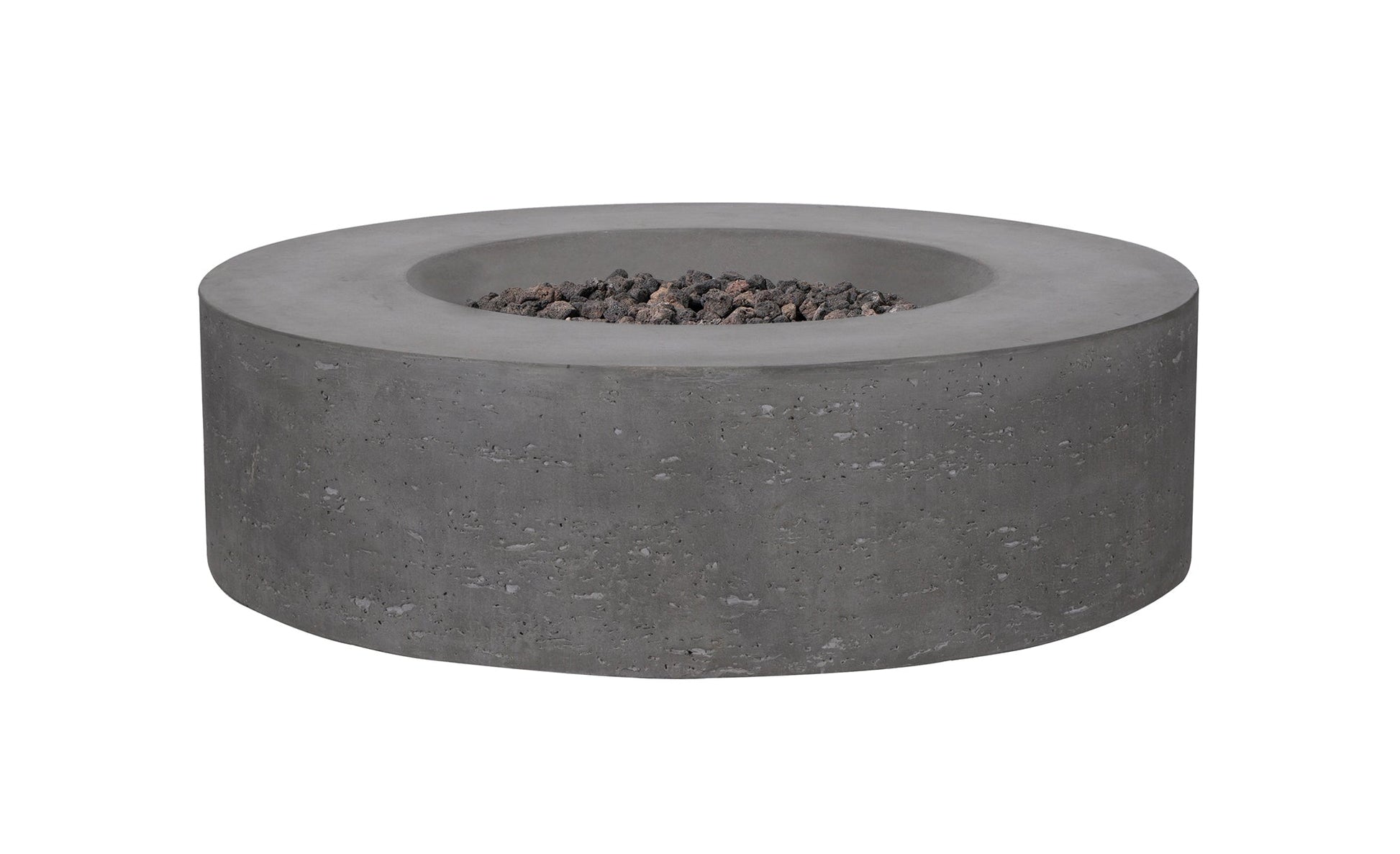 PyroMania Genesis 41" Slate Gray Finish Natural Gas Outdoor Round Fire Table