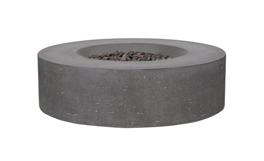 PyroMania Genesis 41" Slate Gray Finish Natural Gas Outdoor Round Fire Table
