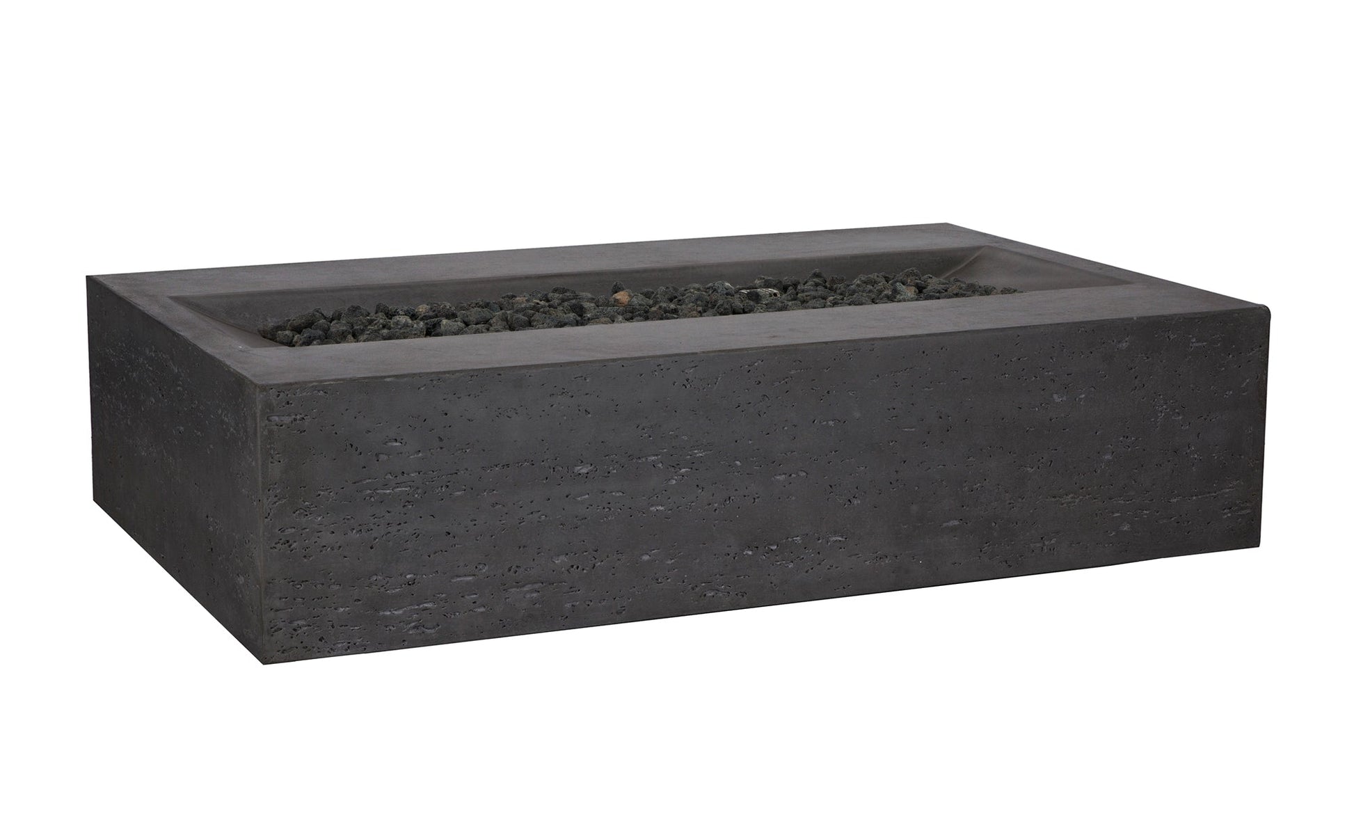PyroMania Millenia 48" Charcoal Finish Propane Gas Outdoor Rectangular Fire Table