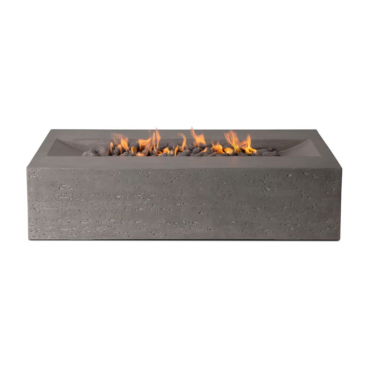 PyroMania Millenia 48" Rectangular Slate Outdoor Natural Gas Fire Pit Table