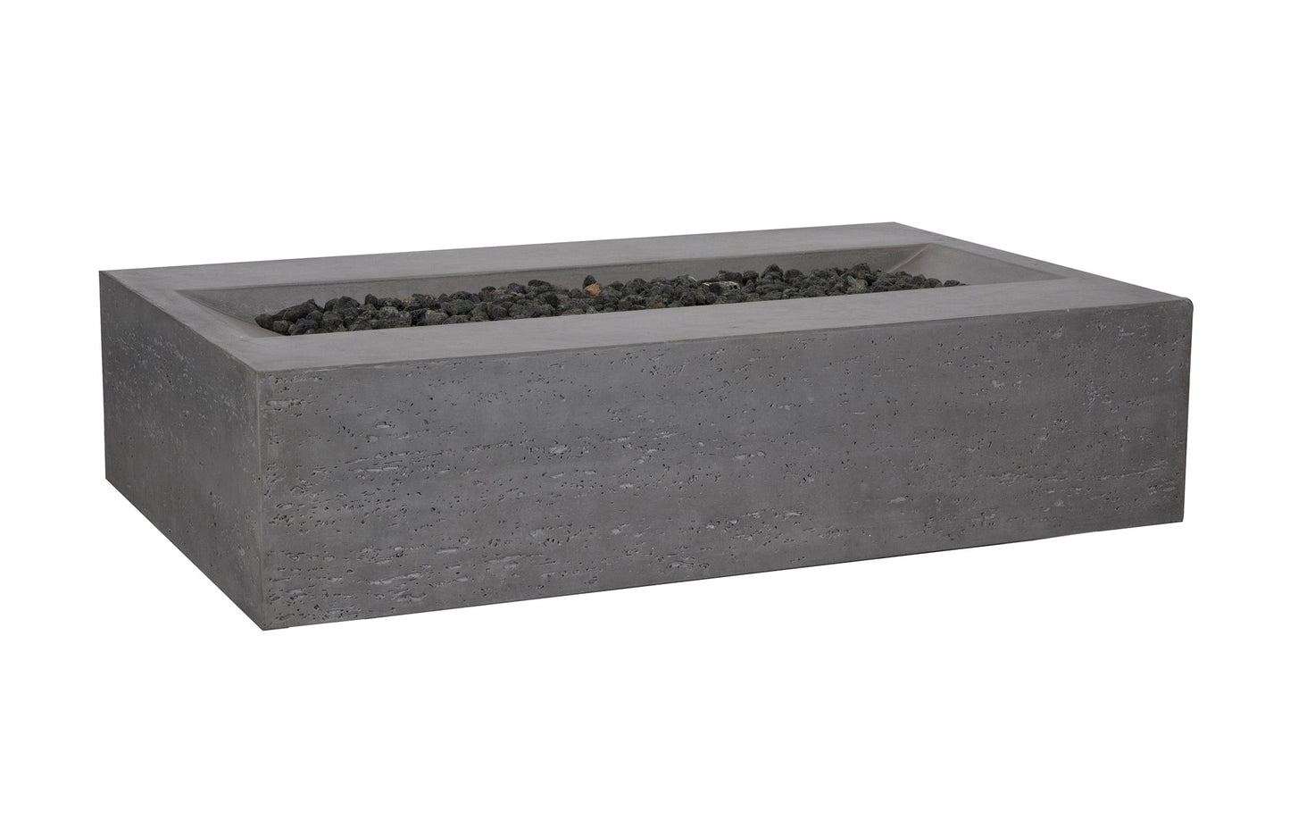 PyroMania Millenia 48" Slate Gray Finish Natural Gas Outdoor Rectangular Fire Table