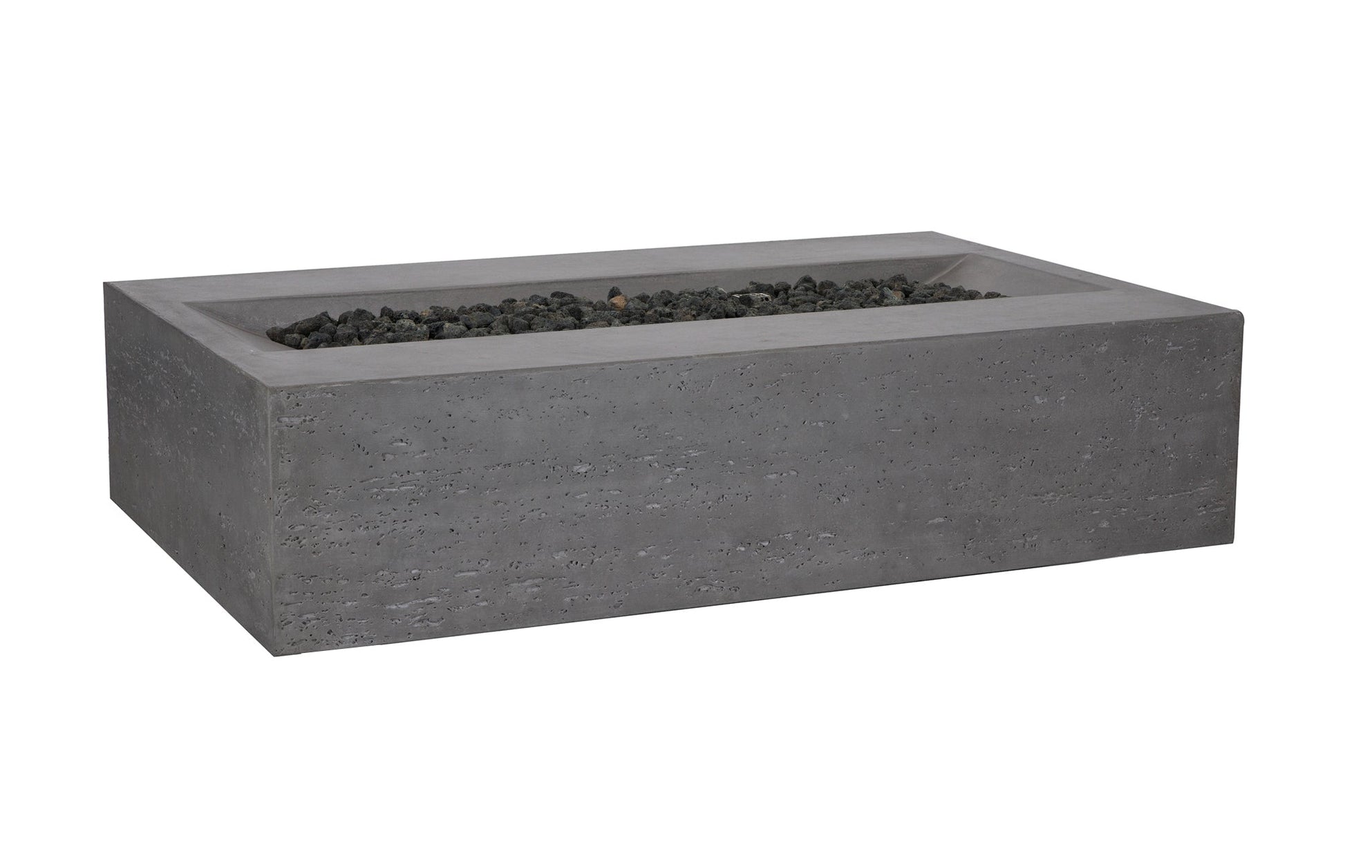 PyroMania Millenia 48" Slate Gray Finish Natural Gas Outdoor Rectangular Fire Table