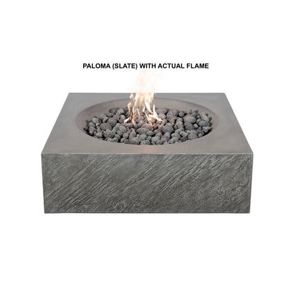 PyroMania Paloma 36" Charcoal Outdoor Propane Gas Fire Pit Table