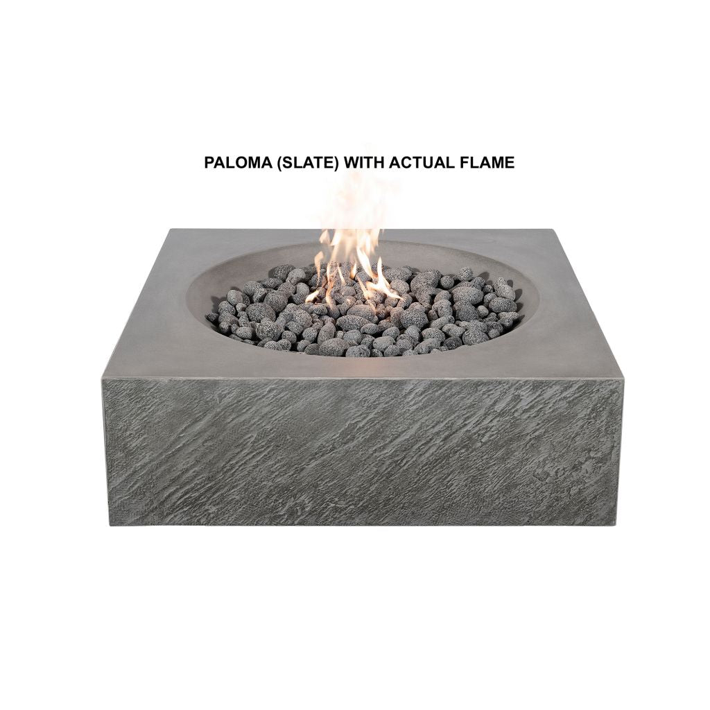 PyroMania Paloma 36" Slate Outdoor Natural Gas Fire Pit Table