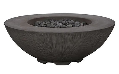 PyroMania Shangri-La 41" Round Charcoal Outdoor Natural Gas Fire Pit Table