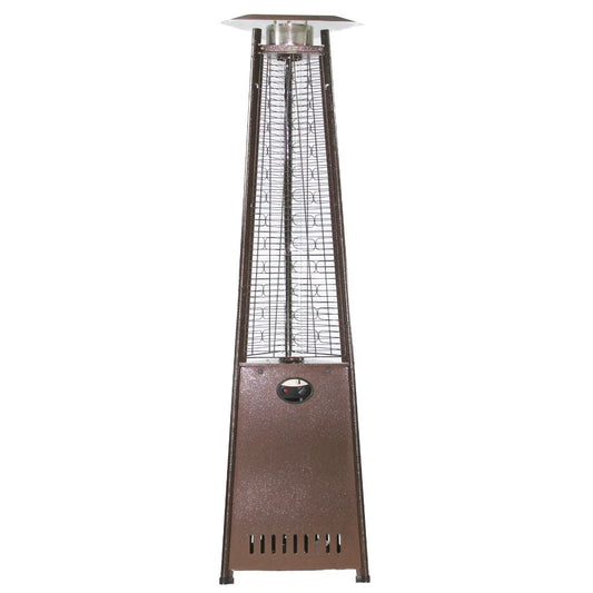 RADtec 93" Antique Bronze Propane Pyramid Flame Patio Heater