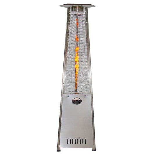 RADtec 93" Stainless Steel Propane Pyramid Flame Patio Heater