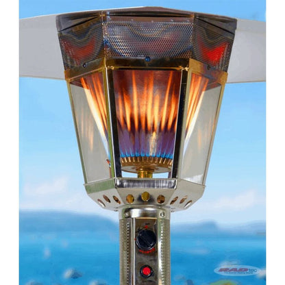 RADtec 96" Antique Bronze Real Flame Patio Heater